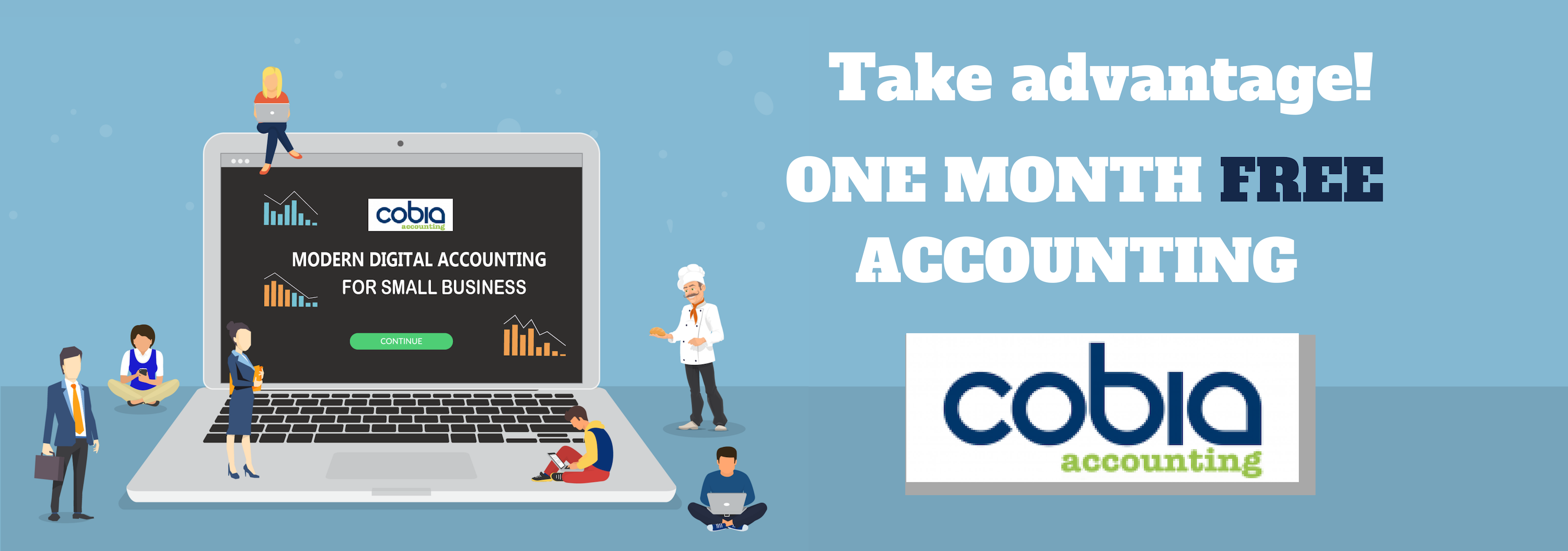 One month free accounting with Cobia Accounting